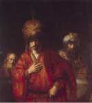 Rembrandt Harmensz. van Rijn Haman Recognizes His Fate - Hermitage